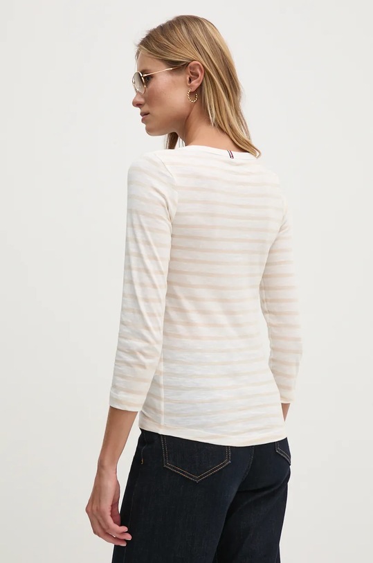 Odjeća Pamučna majica dugih rukava Tommy Hilfiger WW0WW37861 bež