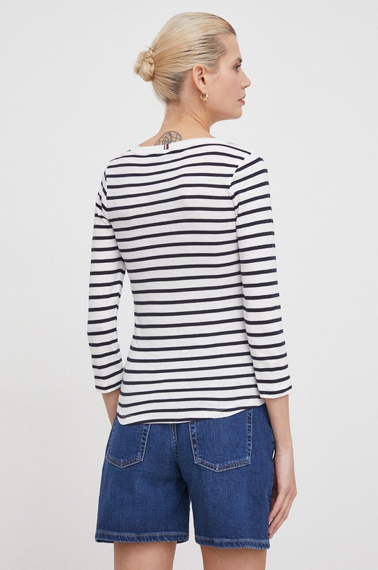 Ρούχα Βαμβακερή μπλούζα με μακριά μανίκια Tommy Hilfiger WW0WW37861 σκούρο μπλε