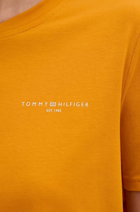 Tommy Hilfiger t-shirt pomarańczowy WW0WW37877