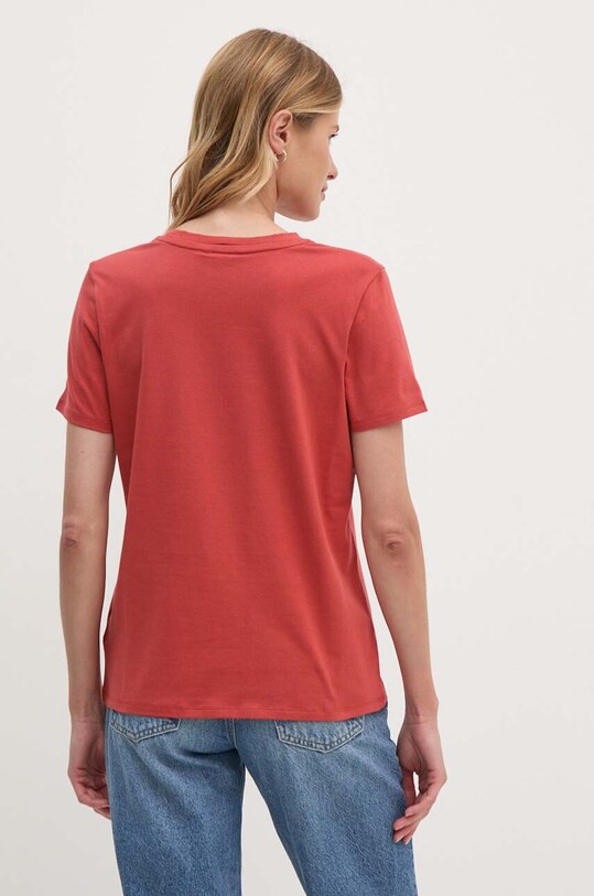 Ρούχα Μπλουζάκι Tommy Hilfiger WW0WW37877 κόκκινο