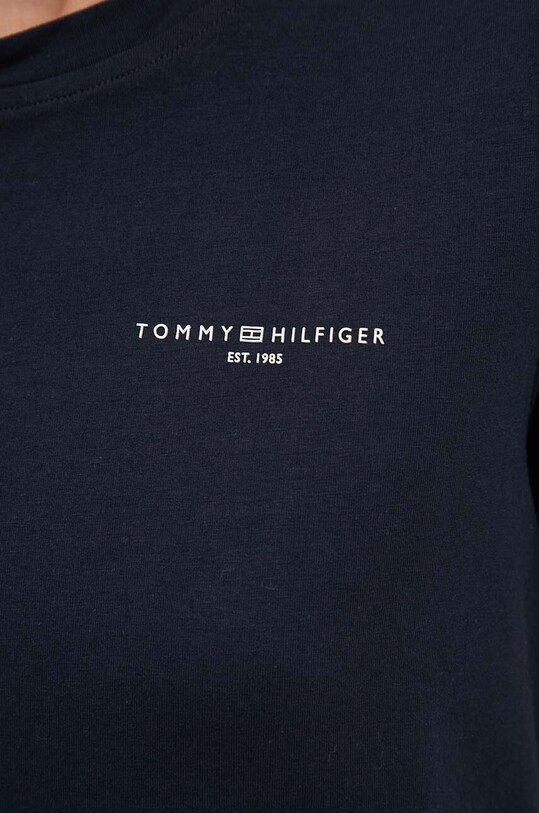 Тениска Tommy Hilfiger тъмносин WW0WW37877