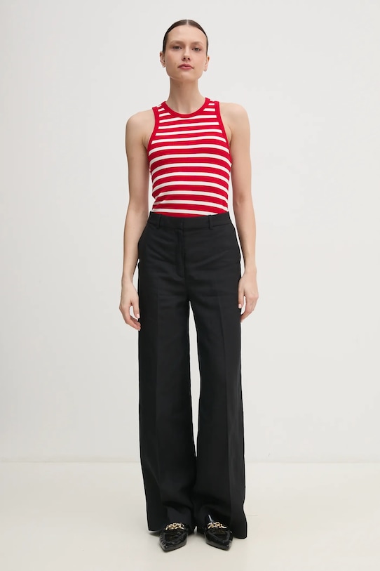 Top Tommy Hilfiger WW0WW38635 červená SS25