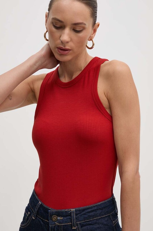 Топ Tommy Hilfiger бордо WW0WW38635