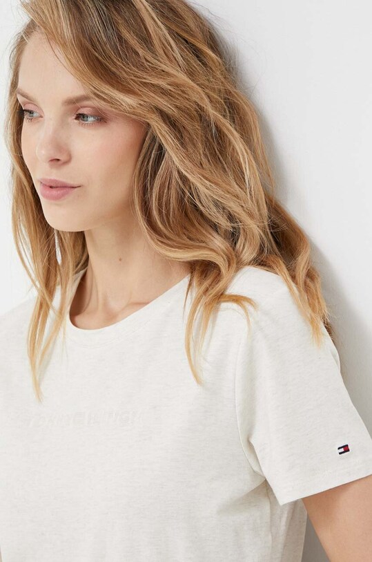 Majica kratkih rukava Tommy Hilfiger bež WW0WW38813