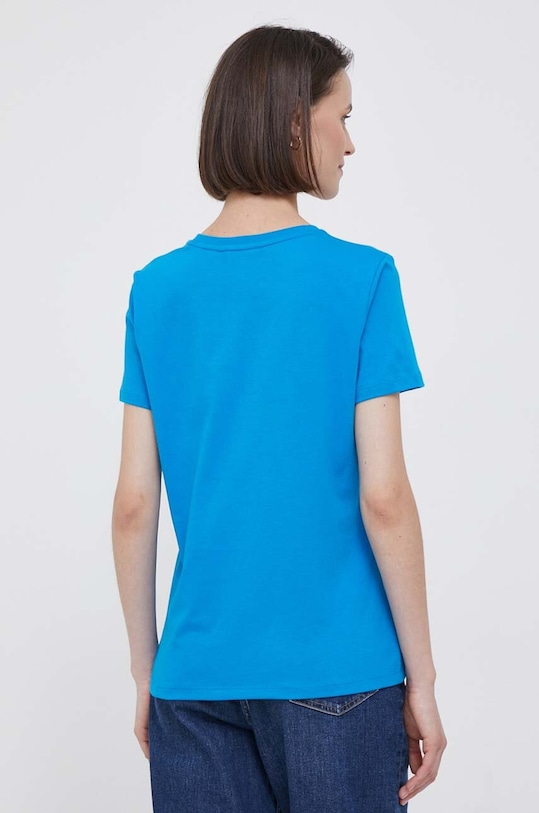 Tommy Hilfiger t-shirt bawełniany WW0WW40057 niebieski AW23