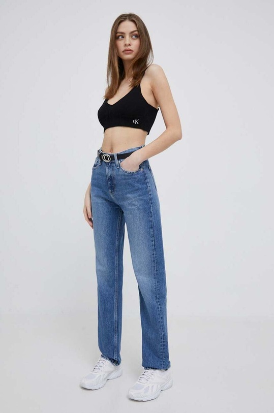 Top Calvin Klein Jeans J20J221345 μαύρο AW23