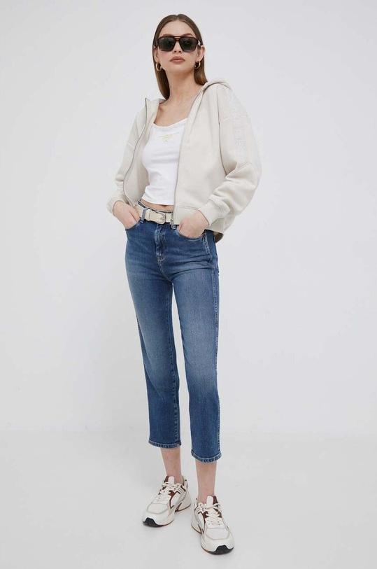 Топ Calvin Klein Jeans J20J221362 бял AW23