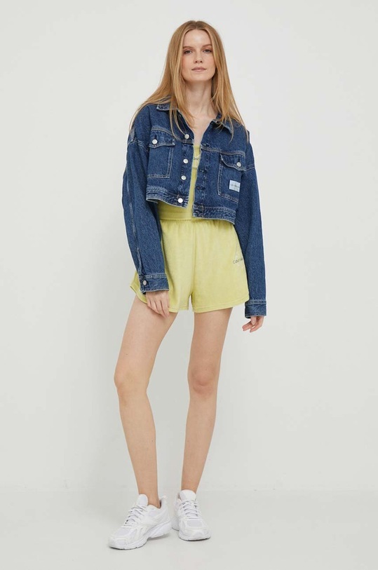 Top Calvin Klein Jeans zelena J20J221418