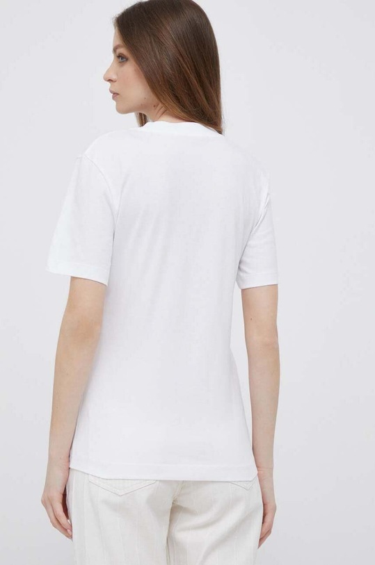 Ρούχα Βαμβακερό μπλουζάκι Calvin Klein Jeans J20J221429 λευκό