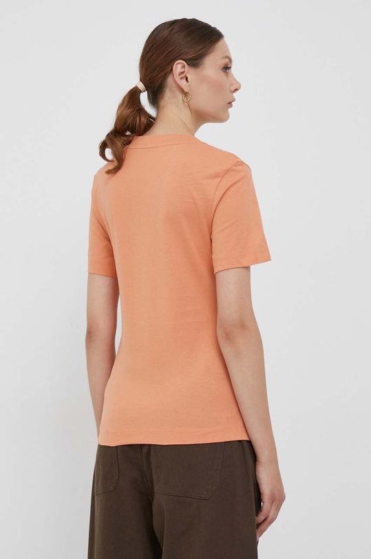 Odzież Calvin Klein Jeans t-shirt bawełniany J20J221429 pomarańczowy