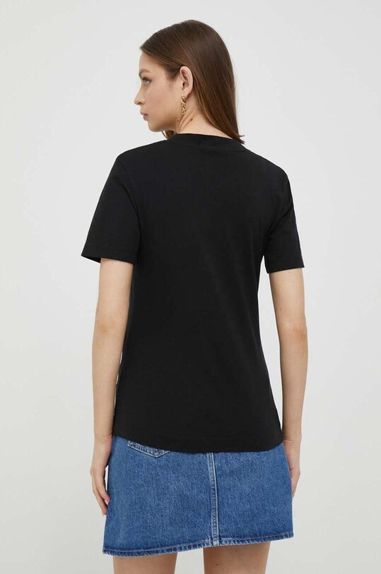 Oblačila Bombažna kratka majica Calvin Klein Jeans J20J221429 črna