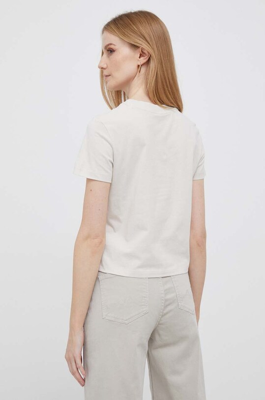 Odzież Calvin Klein Jeans t-shirt bawełniany J20J221632 beżowy