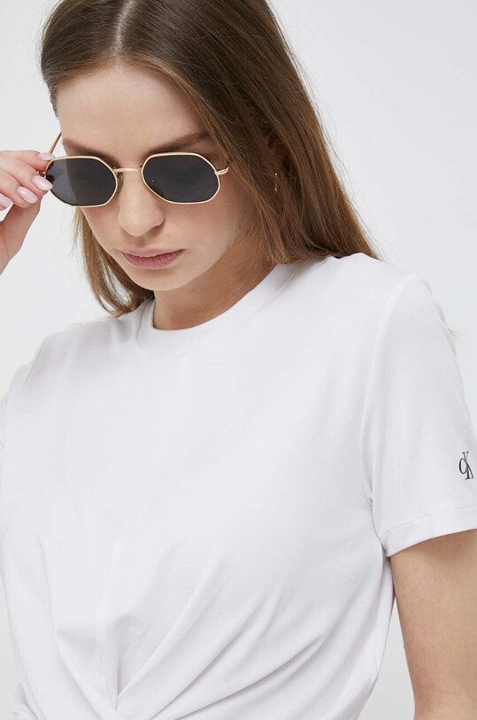 Calvin Klein Jeans t-shirt bianco J20J222128