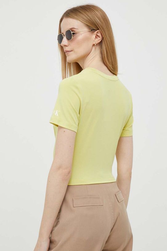 Odjeća Majica kratkih rukava Calvin Klein Jeans J20J222128 zlatna