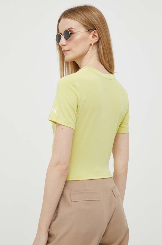 Odzież Calvin Klein Jeans t-shirt J20J222128 żółty