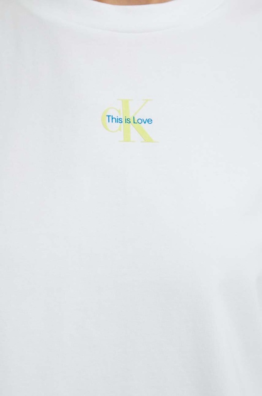 Tričko Calvin Klein Jeans J20J221607 biela