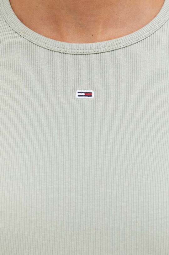 Tommy Jeans t-shirt DW0DW14876 zielony
