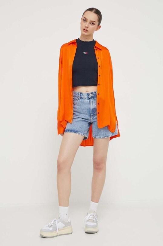 Топ Tommy Jeans DW0DW16117 тёмно-синий AW23