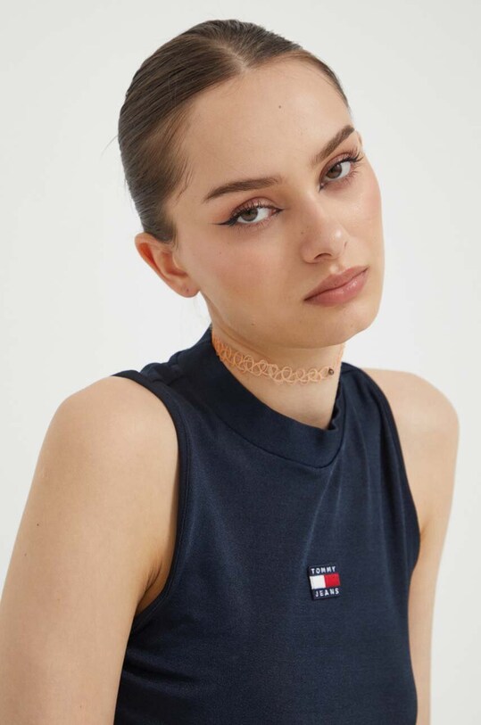 Топ Tommy Jeans тёмно-синий DW0DW16117