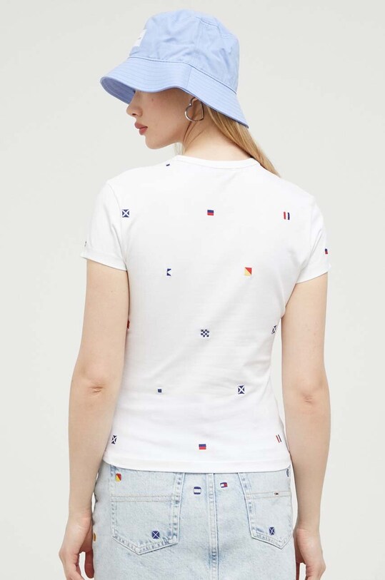 Oblečenie Tričko Tommy Jeans DW0DW16260 biela