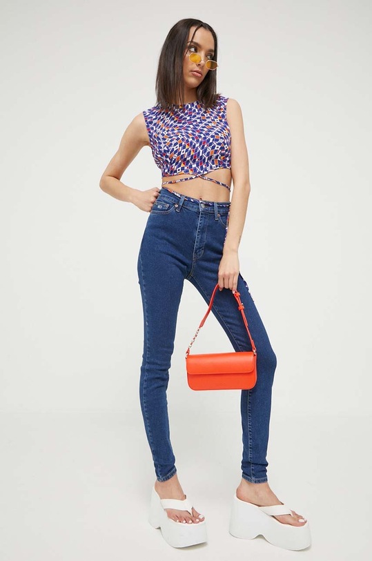Top Tommy Jeans DW0DW16079 námořnická modř AW23
