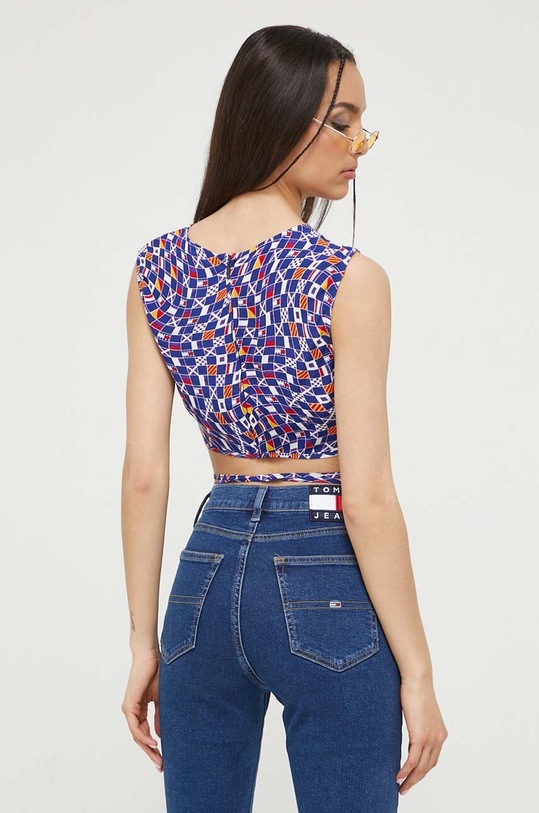 Oblečení Top Tommy Jeans DW0DW16079 námořnická modř