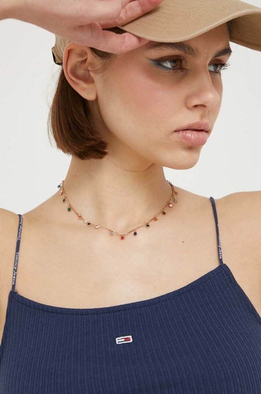 Tommy Jeans top granatowy DW0DW16109