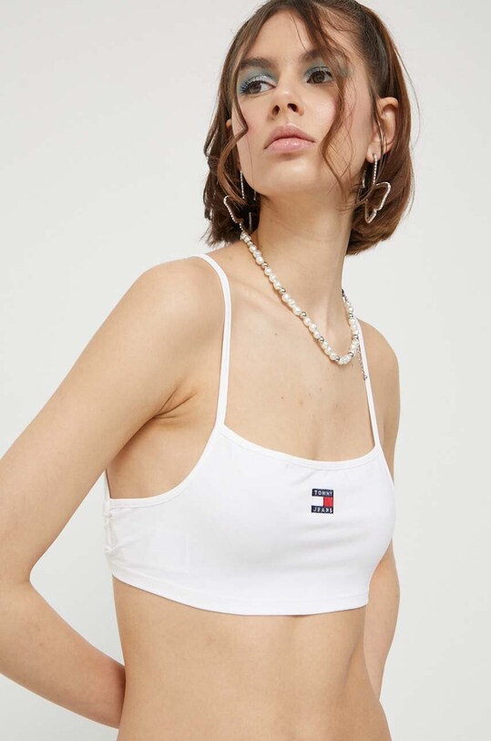 Топ Tommy Jeans інші білий DW0DW16110