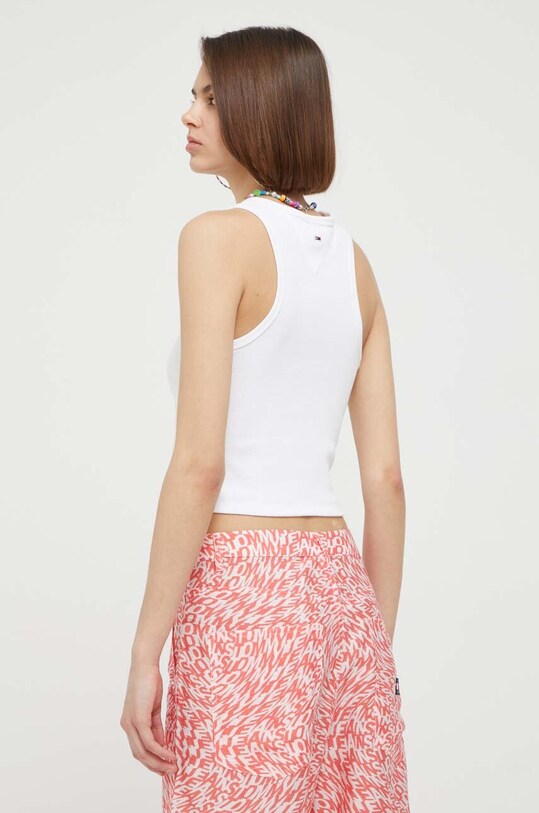 Odjeća Top Tommy Jeans DW0DW16142 bijela