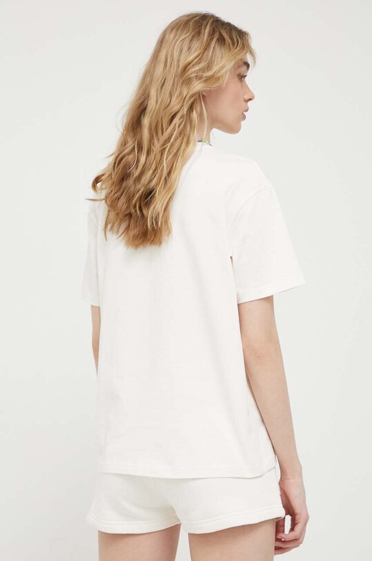 Odzież Tommy Jeans t-shirt bawełniany DW0DW16147 beżowy