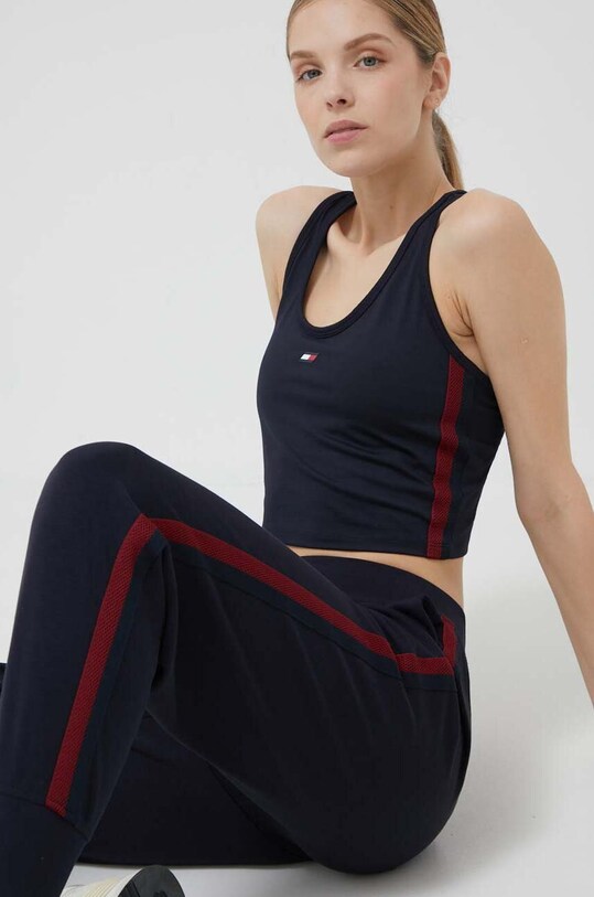 Топ Tommy Hilfiger slim темно-синій S10S101713
