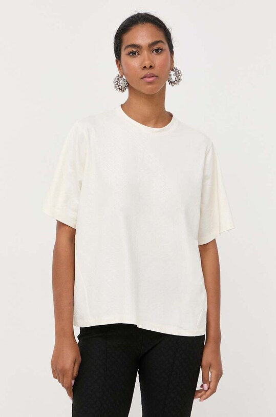 BOSS t-shirt beżowy 50494353