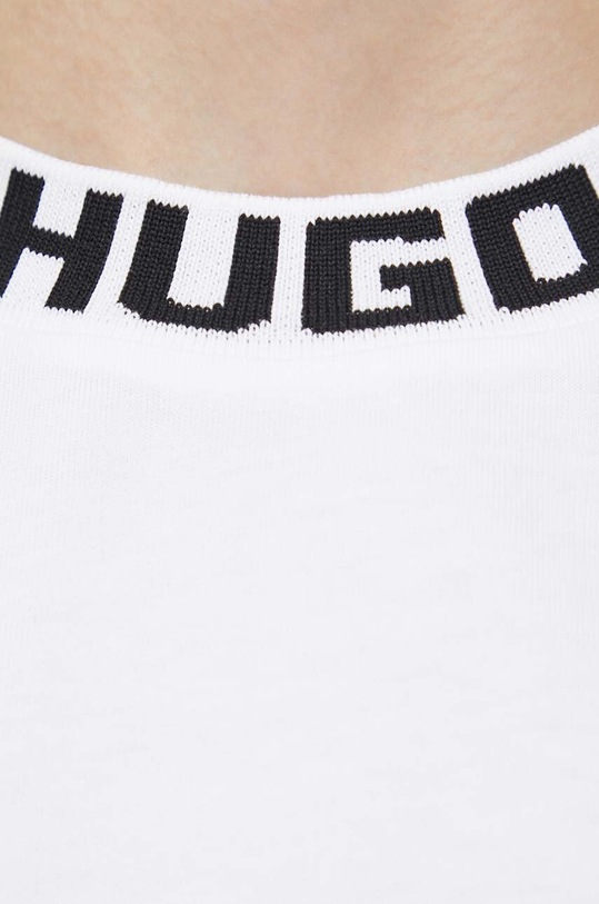 HUGO t-shirt bawełniany Dinaya 50495059 biały