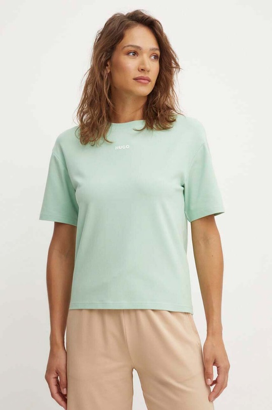HUGO t-shirt lounge zielony 50490593