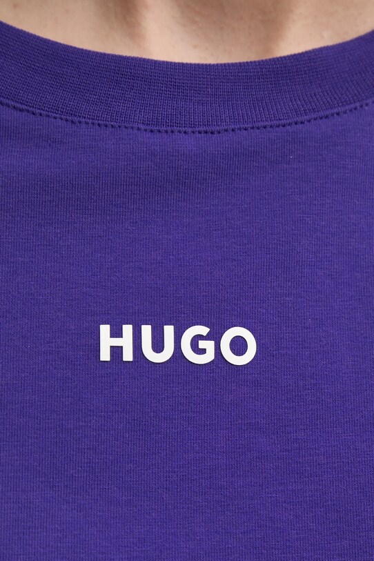 Homewear majica kratkih rukava HUGO 50490593 ljubičasta