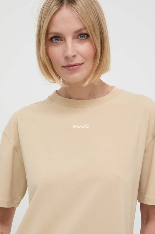 HUGO t-shirt lounge beżowy 50490593