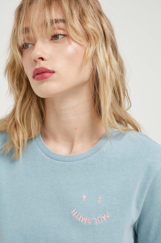 PS Paul Smith t-shirt bawełniany niebieski W2R.G799E.L21154