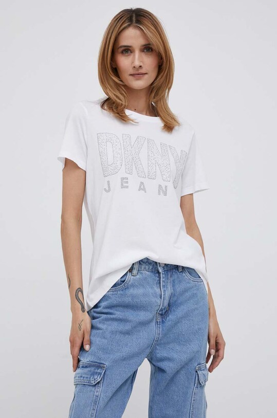Dkny t-shirt pozostałe biały E3DHUDNA
