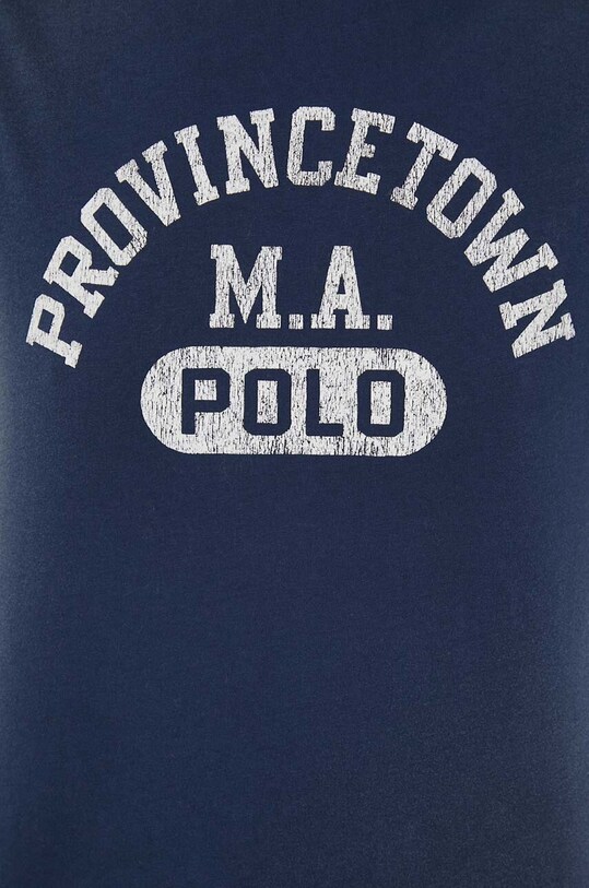 Βαμβακερό μπλουζάκι Polo Ralph Lauren 211910137 σκούρο μπλε