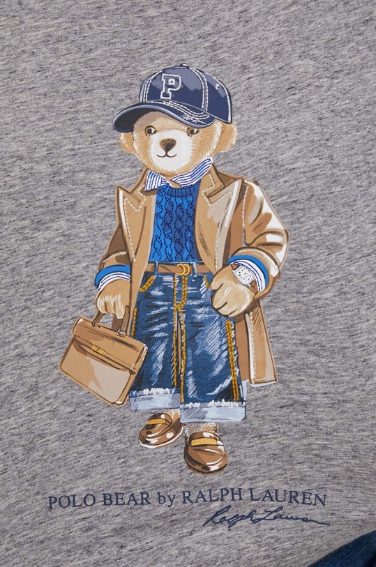 Polo Ralph Lauren t-shirt bawełniany 211910160 szary
