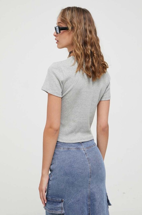 Odzież Hollister Co. t-shirt bawełniany KI339.3228.112 szary
