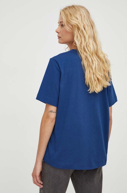 Îmbrăcăminte The Mercer Brand tricou din bumbac MEAP233007 albastru