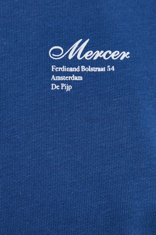 The Mercer Brand tricou din bumbac MEAP233007 albastru
