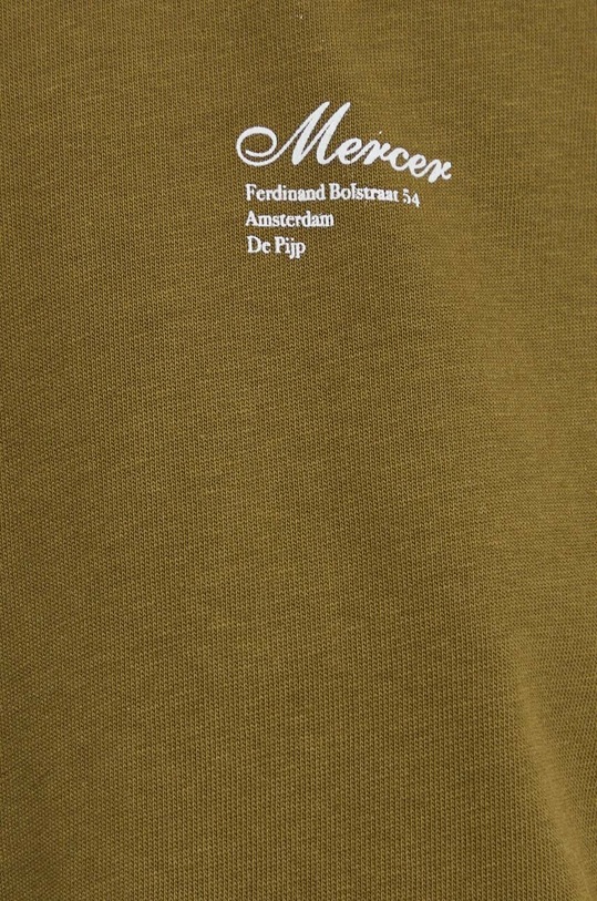 The Mercer Brand tricou din bumbac MEAP233007 verde