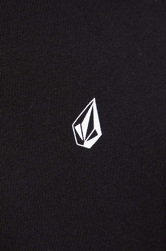 Βαμβακερό μπλουζάκι Volcom B3532312.BLK