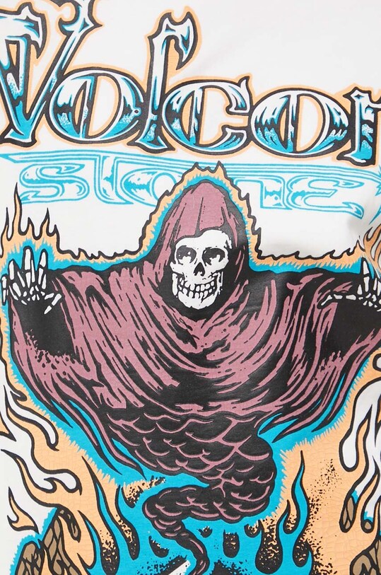 Volcom t-shirt bawełniany B3532313.SWH biały
