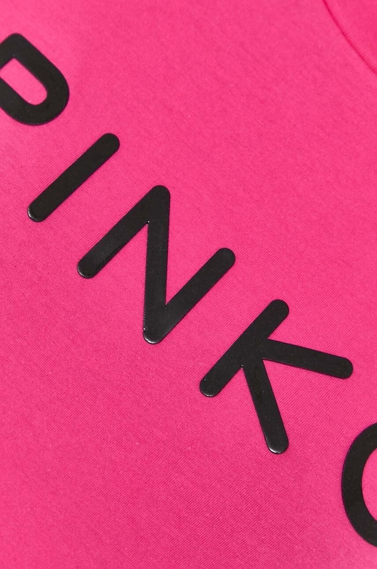 Pinko t-shirt bawełniany 101752.A150 różowy