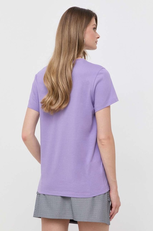 Odzież Pinko t-shirt bawełniany 101752.A150 fioletowy