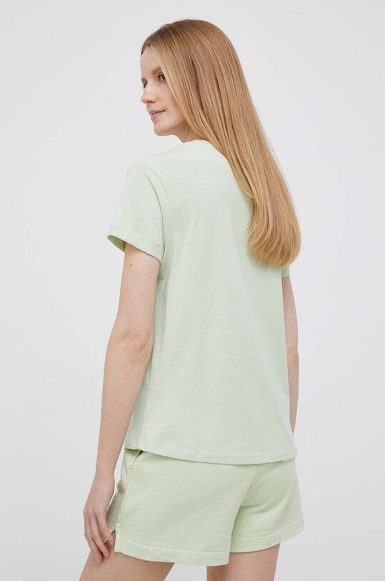 Odzież Pepe Jeans t-shirt bawełniany AGNES PL505570.610 zielony