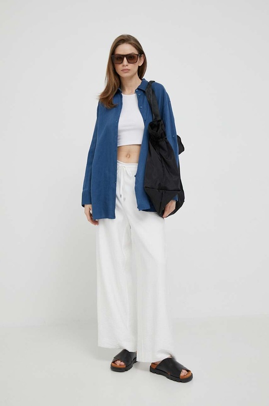 Top Pepe Jeans PL505578.800 λευκό AW23